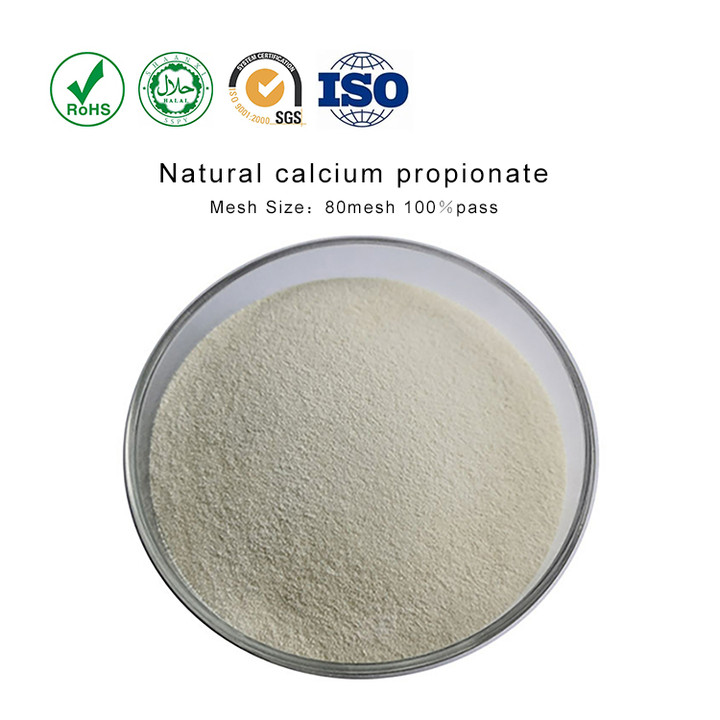 Grado alimenticio de propionato de calcio (natural) 