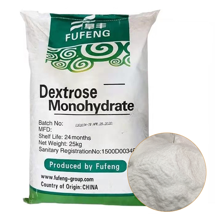 Dextrosa a granel 25 kg Dextrosa de grado alimenticio Glucosa Precio bajo Dextrosa monohidrato en polvo