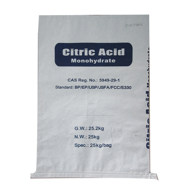polvo granular anhidro del ácido cítrico de China grado alimenticio de la malla 30-100 China