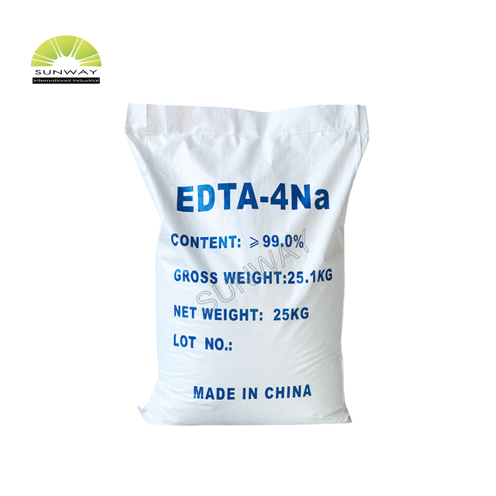 EDTA 4Na EDTA-4Na Sal orgánica de sodio con CAS No 13254-36-4 para grado químico industrial y diario